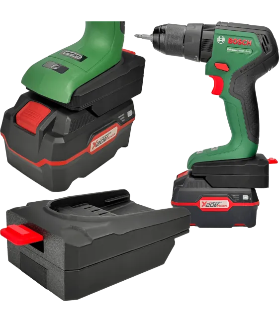 ADAPTER PRZEJŚCIÓWKA Z NARZĘDZIA BOSCH PBA 18V DO BATERII PARKSIDE 18V V20X 