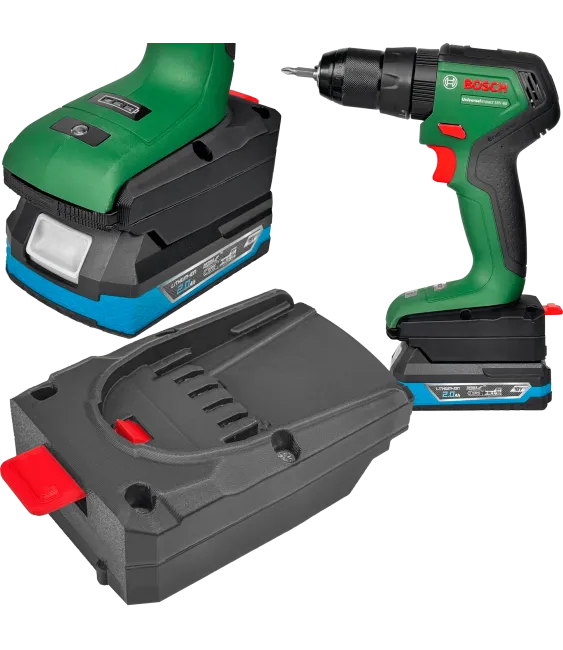 ADAPTER PRZEJŚCIÓWKA Z NARZĘDZIA BOSCH PBA 18V DO BATERII DEDRA 18V +SAS 