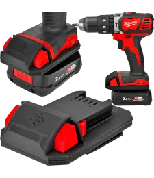 ADAPTER PRZEJŚCIÓWKA Z NARZĘDZIA MILWAUKEE 18V DO BATERII BOSCH PBA 18V 