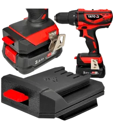 ADAPTER PRZEJŚCIÓWKA Z NARZĘDZIA YATO 18V DO BATERII BOSCH PBA 18V 