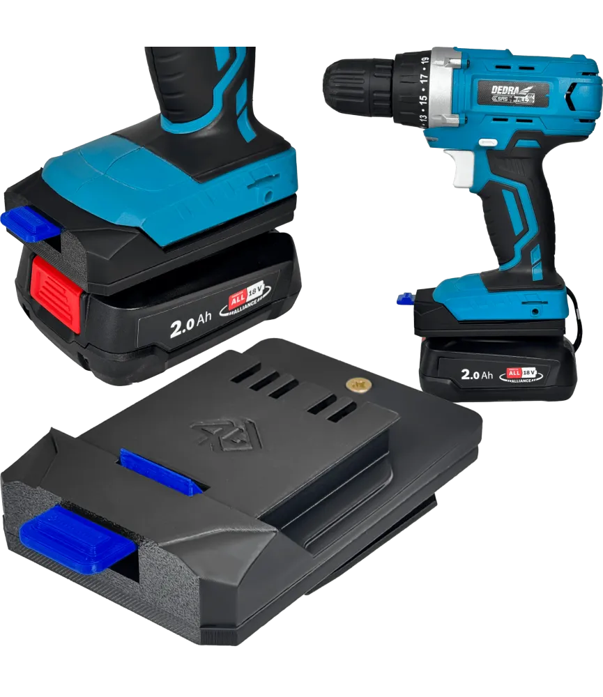 ADAPTER PRZEJŚCIÓWKA Z NARZĘDZIA DEDRA 18V DO BATERII BOSCH PBA 18V 