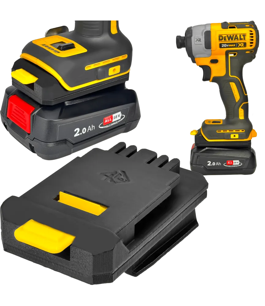 ADAPTER PRZEJŚCIÓWKA Z NARZĘDZIA DEWALT 18V DO BATERII BOSCH PBA 18V 