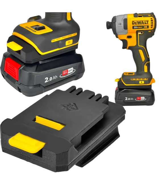 ADAPTER PRZEJŚCIÓWKA Z NARZĘDZIA DEWALT 18V DO BATERII BOSCH PBA 18V 