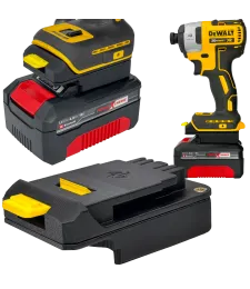 ADAPTER PRZEJŚCIÓWKA Z NARZĘDZIA DEWALT XR 18V DO BATERII EINHELL 18V POWER X-CHANGE 