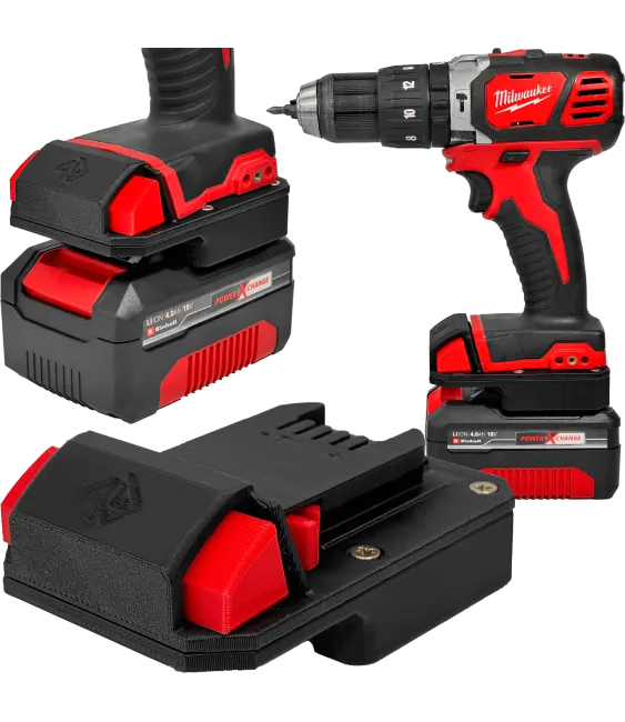 ADAPTER PRZEJŚCIÓWKA Z NARZĘDZIA MILWAUKEE DO BATERII AKUMULATORA EINHELL 18V POWER X-CHANGE 