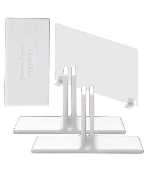 UCHWYTY MOCUJĄCE DO PLEXI OCHRONNEJ 3-4 MM WOLNOSTOJĄCEJ 2SZT 