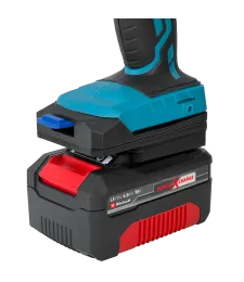 ADAPTER PRZEJŚCIÓWKA Z NARZĘDZIA DEDRA SAS+ALL 18V DO BATERII AKUMULATORA EINHELL 18V POWER X-CHANGE 