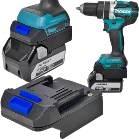 ADAPTER PRZEJŚCIÓWKA Z NARZĘDZIA MAKITA 18V DO BATERII AKUMULATORA HIKOKI 18V