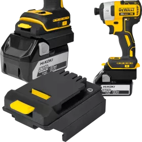 ADAPTER PRZEJŚCIÓWKA Z NARZĘDZIA DEWALT XR 18V DO BATERII AKUMULATORA HIKOKI 18V 