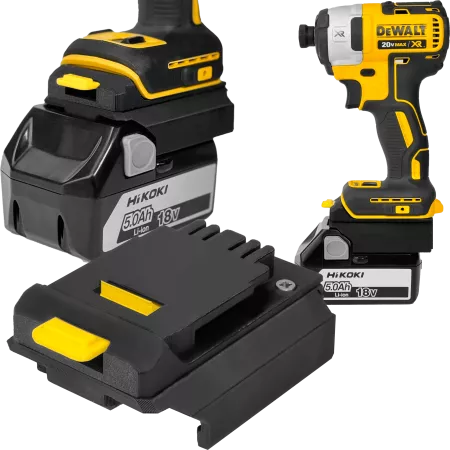 ADAPTER PRZEJŚCIÓWKA Z NARZĘDZIA DEWALT XR 18V DO BATERII AKUMULATORA HIKOKI 18V 