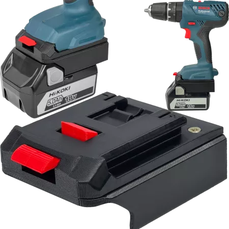 ADAPTER PRZEJŚCIÓWKA Z NARZĘDZIA BOSCH PROFESSIONAL 18V DO BATERII AKUMULATORA HIKOKI 18V 