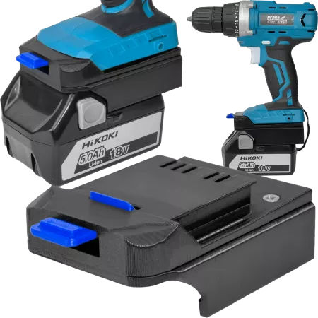 ADAPTER PRZEJŚCIÓWKA Z NARZĘDZIA DEDRA SAS+ALL 18V DO BATERII AKUMULATORA HIKOKI 18V 