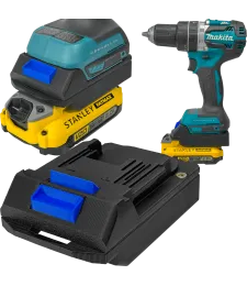 ADAPTER PRZEJŚCIÓWKA Z MAKITA 18V DO BATERII AKUMULATORA STANLEY FATMAX V20 
