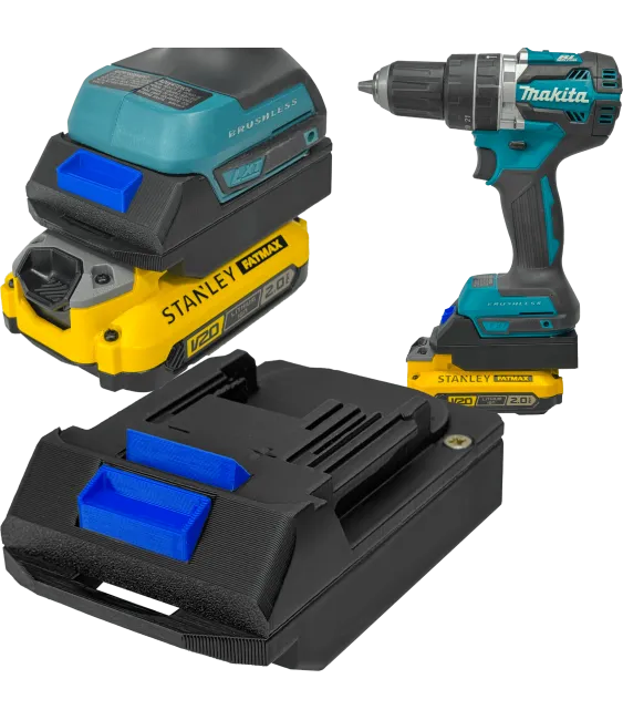 ADAPTER PRZEJŚCIÓWKA Z MAKITA 18V DO BATERII AKUMULATORA STANLEY FATMAX V20 
