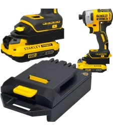 ADAPTER PRZEJŚCIÓWKA Z DEWALT DO BATERII AKUMULATORA STANLEY FATMAX V20 