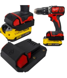 ADAPTER PRZEJŚCIÓWKA Z MILWAUKEE DO BATERII STANLEY FATMAX V20 