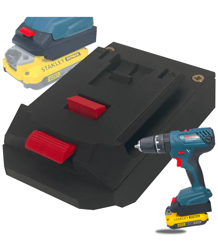 ADAPTER PRZEJŚCIÓWKA Z BOSCH PROFESSIONAL DO BATERII STANLEY FATMAX V20