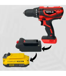 ADAPTER PRZEJŚCIÓWKA Z NARZĘDZIA YATO DO BATERII STANLEY FATMAX V20 