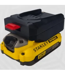 ADAPTER PRZEJŚCIÓWKA Z BOSCH PBA 18V DO BATERII AKUMULATORA STANLEY FATMAX V20