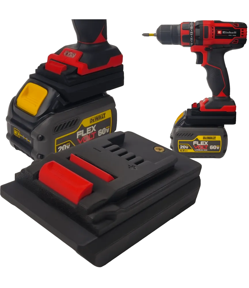 ADAPTER PRZEJŚCIÓWKA Z EINHELL 18V DO BATERII AKUMULATORA DEWALT 18V 