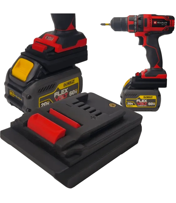 ADAPTER PRZEJŚCIÓWKA Z EINHELL 18V DO BATERII AKUMULATORA DEWALT 18V 