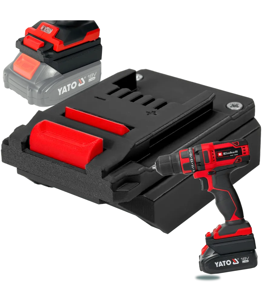 ADAPTER PRZEJŚCIÓWKA Z EINHELL 18V DO BATERII AKUMULATORA YATO 18V 
