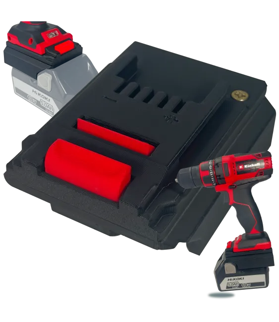 ADAPTER PRZEJŚCIÓWKA Z NARZĘDZIA EINHELL 18V DO BATERII AKUMULATORA HIKOKI 18V 