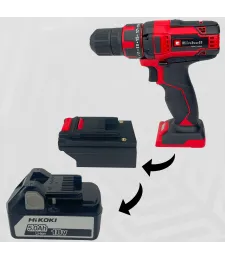 ADAPTER PRZEJŚCIÓWKA Z NARZĘDZIA EINHELL 18V DO BATERII AKUMULATORA HIKOKI 18V 