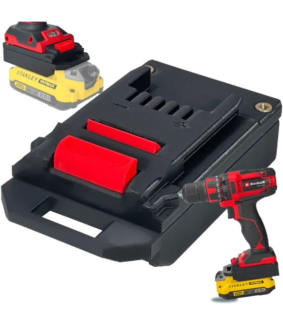 ADAPTER PRZEJŚCIÓWKA Z EINHELL 18V DO BATERII AKUMULATORA STANLEY V20 18V 