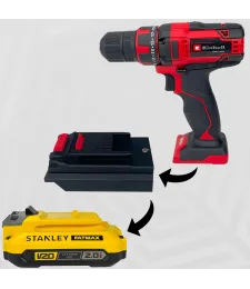 ADAPTER PRZEJŚCIÓWKA Z EINHELL 18V DO BATERII AKUMULATORA STANLEY V20 18V 