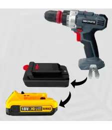 ADAPTER PRZEJŚCIÓWKA Z GRAPHITE 18V DO BATERII AKUMULATORA DEWALT XR 18V 