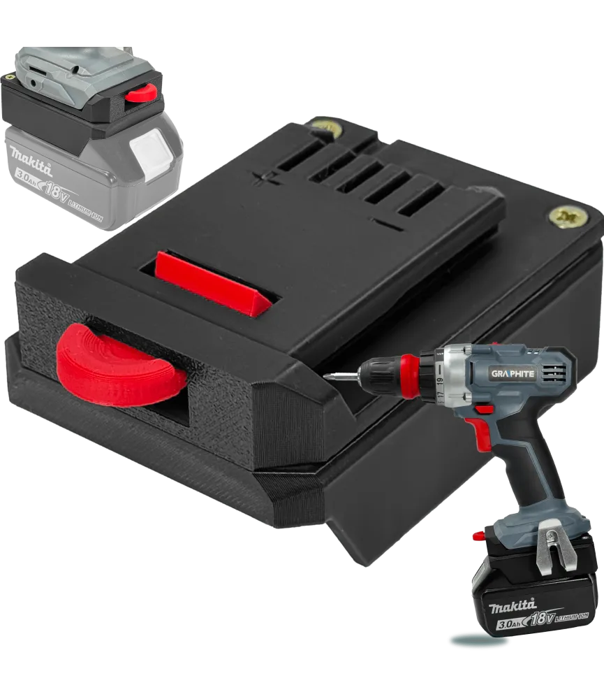 ADAPTER PRZEJŚCIÓWKA Z GRAPHITE 18V DO BATERII AKUMULATORA MAKITA 18V 