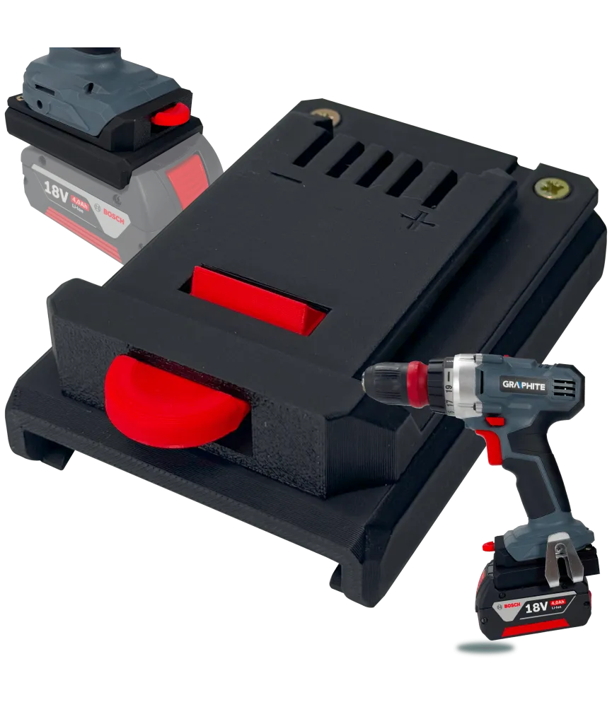 ADAPTER PRZEJŚCIÓWKA GRAPHITE 18V DO BATERII AKUMULATORA BOSCH PRO 18V 