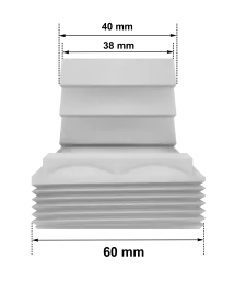 REDUKCJA ZŁĄCZKA ŁĄCZNIK WĘŻA RURY BASENOWEJ BESTWAY 38x38MM Z GWINTEM 60MM 