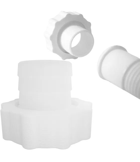 ZŁĄCZKA REDUKCJA RURY BASENOWEJ 38MM Z NAKRĘTKĄ 60MM ADAPTER 