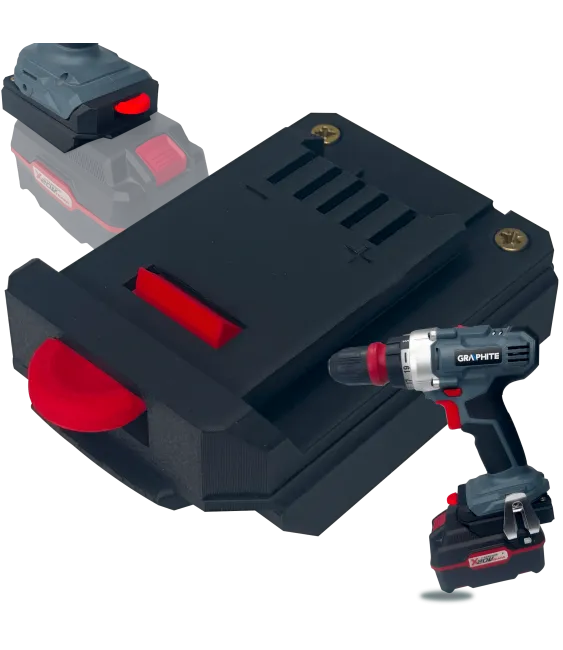 ADAPTER PRZEJŚCIÓWKA Z GRAPHITE 18V DO BATERII AKUMULATORA PARKSIDE X20V 18V 
