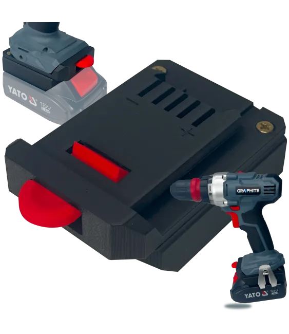 ADAPTER PRZEJŚCIÓWKA Z GRAPHITE 18V DO BATERII AKUMULATORA YATO 18V 