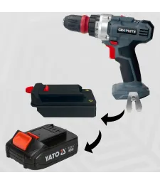 ADAPTER PRZEJŚCIÓWKA Z GRAPHITE 18V DO BATERII AKUMULATORA YATO 18V 