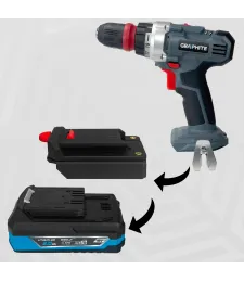 ADAPTER PRZEJŚCIÓWKA Z GRAPHITE 18V DO BATERII AKUMULATORA DEDRA 18V 