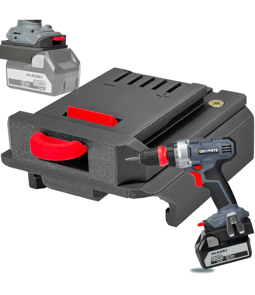 ADAPTER PRZEJŚCIÓWKA Z GRAPHITE 18V DO BATERII AKUMULATORA HIKOKI 18V 