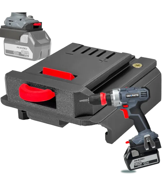 ADAPTER PRZEJŚCIÓWKA Z GRAPHITE 18V DO BATERII AKUMULATORA HIKOKI 18V 