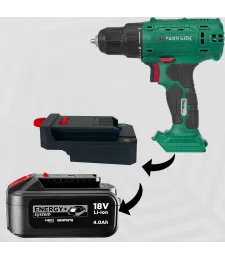 ADAPTER PRZEJŚCIÓWKA Z PARKSIDE X20V DO BATERII AKUMULATORA GRAPHITE 18V 