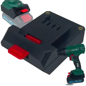 ADAPTER PRZEJŚCIÓWKA Z PARKSIDE X20V DO BATERII AKUMULATORA ERBAUER EXT 18V 