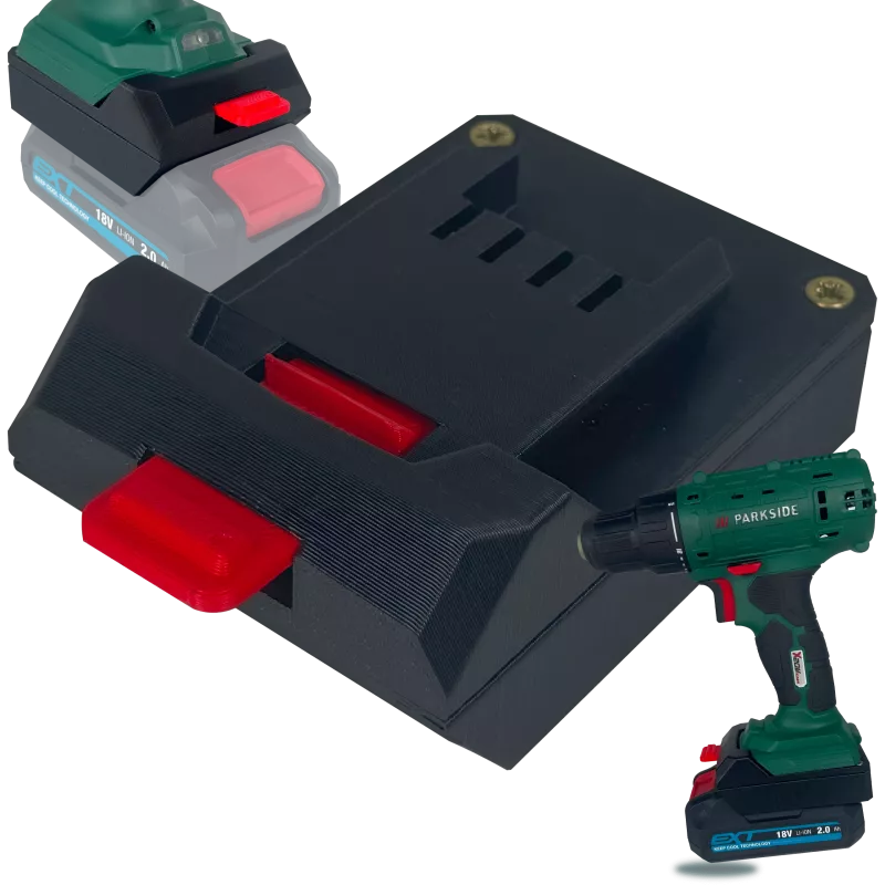 ADAPTER PRZEJŚCIÓWKA Z PARKSIDE X20V DO BATERII AKUMULATORA ERBAUER EXT 18V 