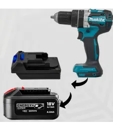 ADAPTER PRZEJŚCIÓWKA Z MAKITA 18V DO BATERII AKUMULATORA GRAPHITE 18V