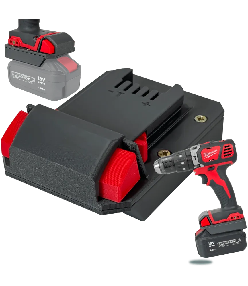 ADAPTER PRZEJŚCIÓWKA Z MILWAUKEE M18 DO BATERII AKUMULATORA GRAPHITE 18V 