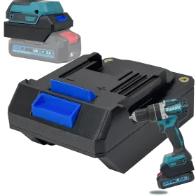 ADAPTER PRZEJŚCIÓWKA Z MAKITA 18V DO BATERII AKUMULATORA ERBAUER EXT 18V