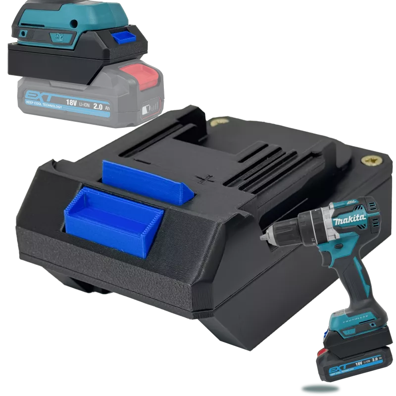 ADAPTER PRZEJŚCIÓWKA Z MAKITA 18V DO BATERII AKUMULATORA ERBAUER EXT 18V