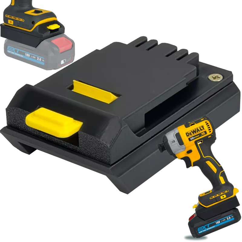 ADAPTER PRZEJŚCIÓWKA Z DEWALT 18V DO BATERII AKUMULATORA ERBAUER EXT 18V 