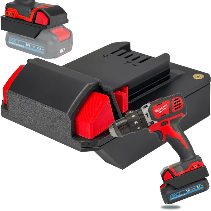 ADAPTER PRZEJŚCIÓWKA Z MILWAUKEE 18V DO BATERII AKUMULATORA ERBAUER EXT 18V 